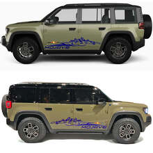 Desert Mountains Mojave Side Doors Vinyl Decal for Jeep Recon 2