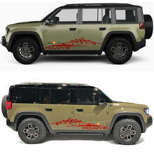 Desert Mountains Mojave Side Doors Vinyl Decal for Jeep Recon 3