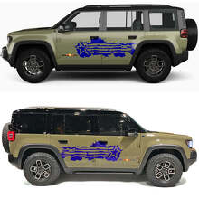Military Star Splash Side Doors Vinyl Decal 2 for Jeep Recon 2