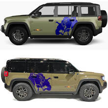 Cougar Splash Side Doors Vinyl Decal for Jeep Recon 2