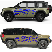 4x4 Claw Marks Side Doors Vinyl Decal 2 for Jeep Recon 2
