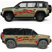 4x4 Claw Marks Side Doors Vinyl Decal for Jeep Recon 3