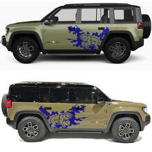 Bear Splash Side Doors Vinyl Decal for Jeep Recon 2
