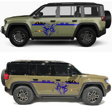 Sunset Canyon Rock Trac Side Doors Vinyl Decal for Jeep Recon 3
