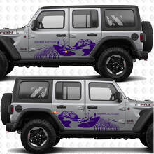 Desert Explore Sahara Altitude Side Doors Vinyl decal sticker fit Jeep Wrangler 3