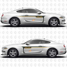 S550 Classic Muscle Car Stripes Side Doors Vinyl Decals Stickers for Ford Mustang 2