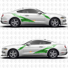 S550 Mach 1 Forward Slash Design Side Doors Vinyl Decals Stickers for Ford Mustang 3