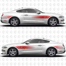 S550 Speed Line Pattern 37L V6 Side Door Vinyl Decals Stickers for Ford Mustang 3