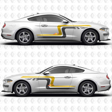 Vintage Racing Blocks Side Doors Vinyl Decal Sticker Graphics for Musclecar Musclecarmodel 3