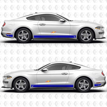 Wide Pinstripe Side Door Vinyl Decal Sticker Graphics for Musclecar Musclecarmodel 2