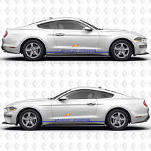 Shelby GT350R Stripes Side Door Vinyl Decal Kit for Musclecar Musclecarmodel S550 _2