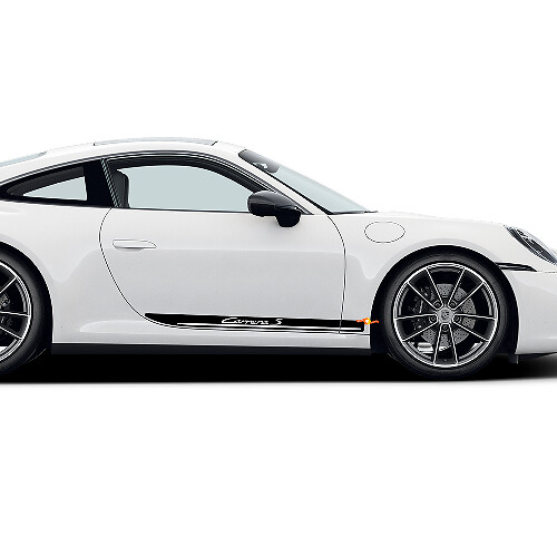 Side Door Stripes Kit for Porsche Carrera S Decal Sticker