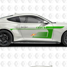 Boost Negative Space Stripe Side Door Vinyl Decal Sticker Graphics for Musclecar Musclecarmodel 3