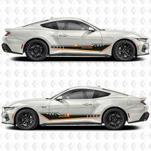 Triple Racing Stripes Side Door Vinyl Decals Stickers for Musclecar Musclecarmodel 3