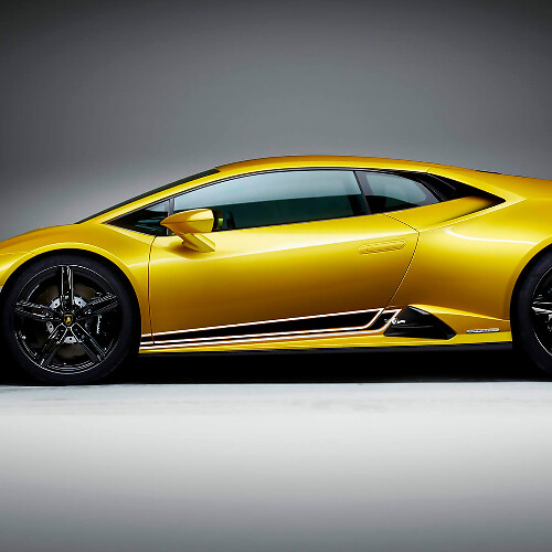 Line Stripes Side Door Rocker Panel Vinyl Decals Stickers for Lamborghini Huracan Evo 1