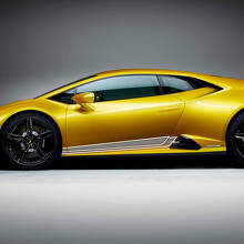 Line Stripes Side Door Rocker Panel Vinyl Decals Stickers for Lamborghini Huracan Evo 3