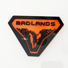 Mountains Badlands Wing Badges Tailgate Emblem 3D Badge 4