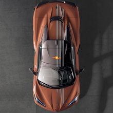 US Flag Stripes Kit Decals Stickers for Chevrolet Corvette C8 2