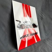 GT3 RS Inspired Glossy Acrylic Garage Wall Art Panel_2