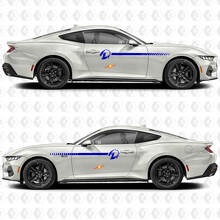 Horse Shadow Side Stripes Vinyl Decal Set for Musclecar Musclecarmodel_2