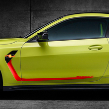 M Performance Side Doors Stripe M vinyl decal sticker for BMW M4 G82 G83 3