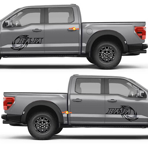 Baja Desert Storm Graphics Side Doors Vinyl Decal Sticker for Ford F-150 1