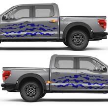 Triple Claw Slash Side Doors Vinyl Decal Sticker for Ford F-150 2