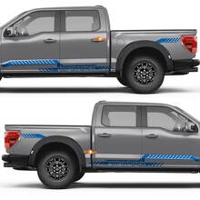 Performance Industrial Line Graphic Rocker Panel Rear Fender Vinyl Decal Sticker for Ford F-150 3