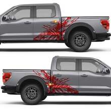 Claw Text Combo Side Doors Rocker Panel Vinyl Decal Sticker for Ford F-150 3