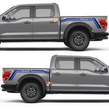 Two Tone Bed Stripe Rear Fender Vinyl Decal Sticker for Ford F-150 2