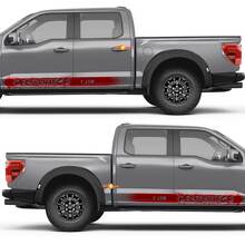 Street Performance Stripe Side Door Rocker Panel Vinyl Decal Sticker for Ford F-150 3