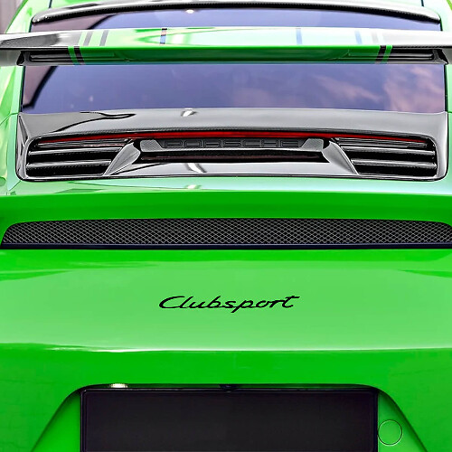 Clubsport Rear Vinyl Decal Sticker for Porsche 911
