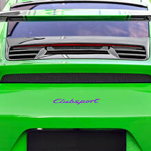 Clubsport Rear Vinyl Decal Sticker for Porsche 911_2