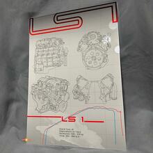 Custom LS1 Engine Glossy Acrylic Garage Wall Art Panel 2