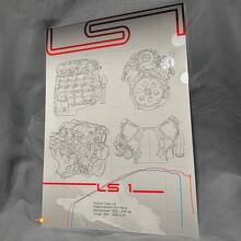 Custom LS1 Engine Glossy Acrylic Garage Wall Art Panel 2