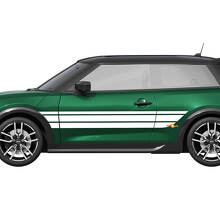 Racing Stripes Graphics Side Vinyl Decal Sticker for Mini Cooper S 2