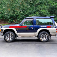 Coloration Blocs Rayure Safari Portes Latérales et Ailes Autocollant Vinyle Pour Nissan Patrol 2