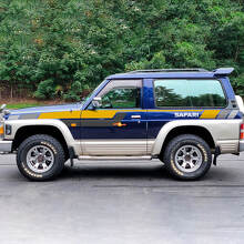 Coloration Blocs Rayure Safari Portes Latérales et Ailes Autocollant Vinyle Pour Nissan Patrol 3