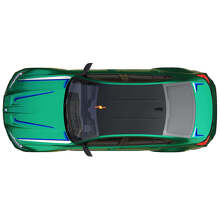 M Performance Bonnet Boot Side Stripes Vinyl Decal for BMW M3 G80 2