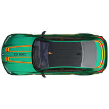 M Performance Bonnet Boot Stripes Vinyl Decal 2 for BMW M3 G80 3