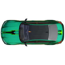 M Performance Abstract Graphic Bonnet Boot Stripes Vinyl Decal for BMW M3 G80 3