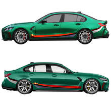 M Performance G80 Complete Side Stripes Vinyl Decal for BMW M3 G80 2