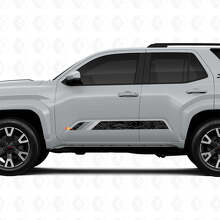 Topographic Map Retro Style Doors Stripes Vinyl Stickers Decal For Toyota 4Runner 6th Gen_3