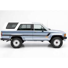 Adesivos de Vinil Laterais com Duas Riscar Estilo Heritage Para Toyota 4Runner 1984-1989 2