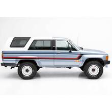 Adesivos de Vinil Laterais com Duas Riscar Estilo Heritage Para Toyota 4Runner 1984-1989 3