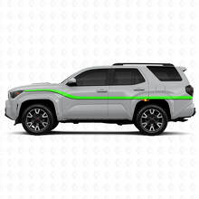 Twin Smooth Stripes Side Vinyl Stickers Decal For Toyota 4Runner 6th Gen 3