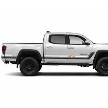 Adhesifs Latéraux Vinyle Rayures Jumelles Style Héritage Pour Tacoma 2015-2023 3