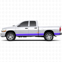 Straight Stripes Rocker Panel Side Vinyl Sticker Decal Graphic for Dodge Ram 1500 2002-2008 2