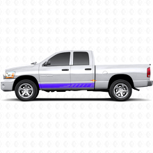 Perforated Stripes Door Side Vinyl Sticker Decal Graphic for Dodge Ram 1500 2002-2008 2