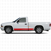 Perforated Stripes Door Side Vinyl Sticker Decal Graphic for Dodge Dakota 1997-2004 3